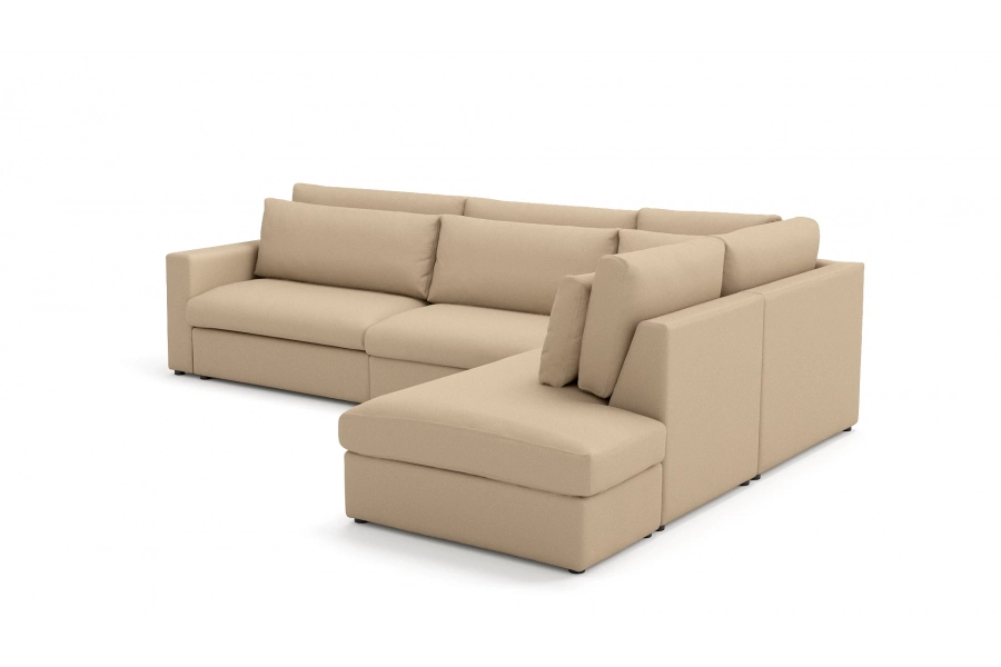 Model Portofino - Portofino sofa 1,5 osobowa + sofa 1,5 osobowa + otomana prawa